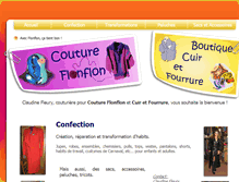 Tablet Screenshot of coutureflonflon.ch